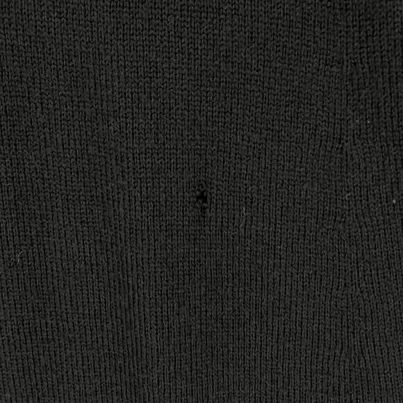 EILEEN FISHER Merino Jersey V-neck Layering Dress Womens Medium Black NWT Flawed - Picture 10 of 14